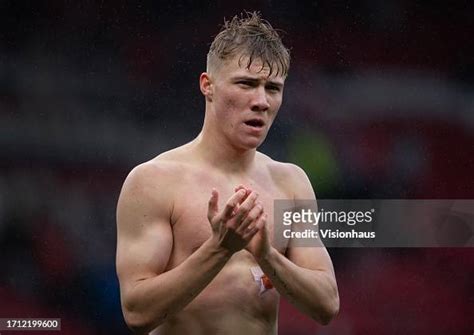 Rasmus Hojlund of Manchester United after the Premier League match ...