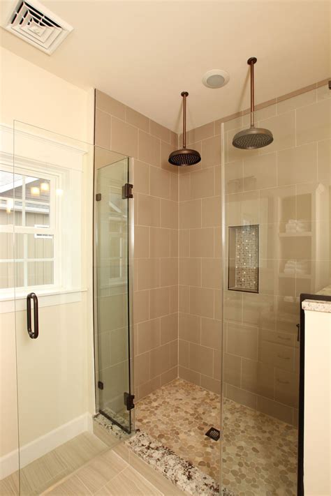 Double rain shower heads in the master bath Master Bathroom Shower ...