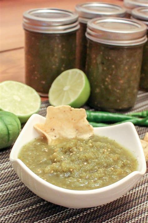 A spicy green salsa recipe made with tomatillos, cilantro, jalapeno or ...