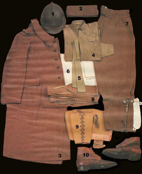 equipements  uniforme du soldat francais en