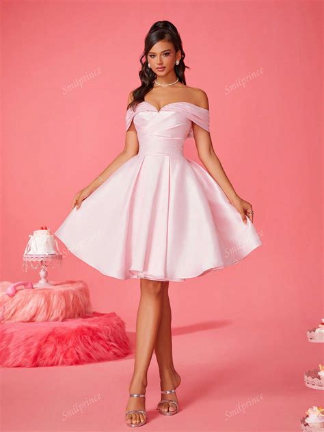 New Off-Shoulder Women Elegant Ball Gown Party Dress | Elegant ball