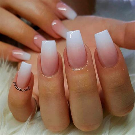 french ombre dip nails stylish belles nagel inspiration