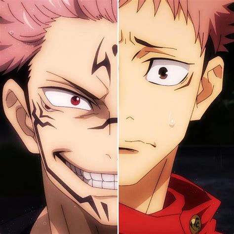 Sukuna x itadori yuji jujutsu kaisen anime