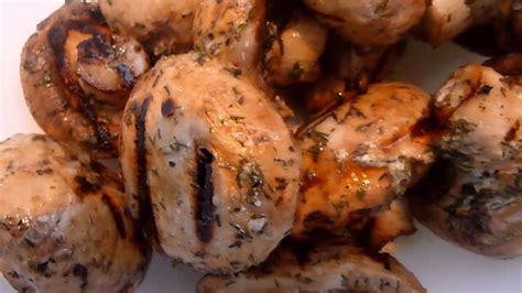 Маринованные шампиньоны на гриле. | Food, Chicken, Meat