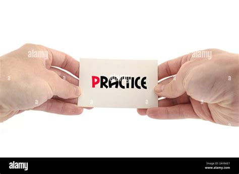 practice text concept stock photo alamy