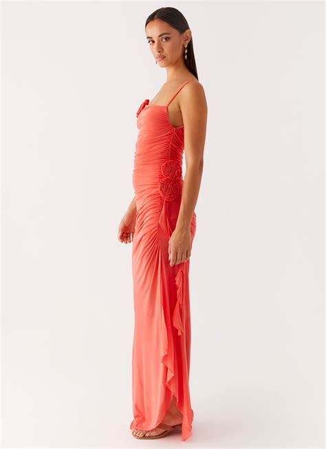 Louana Maxi Dress - Coral – Peppermayo Canada
