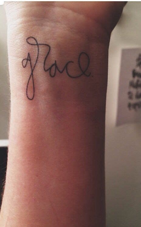 Grace tattoo … | Grace tattoos, Tattoos for guys, Tattoos