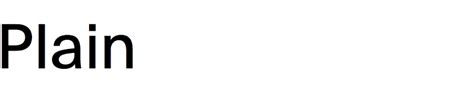 plain   fonts