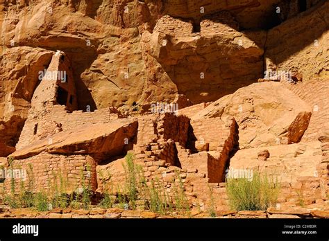 Long House, cliff dwelling in Mesa Verde National Park Stock Photo - Alamy