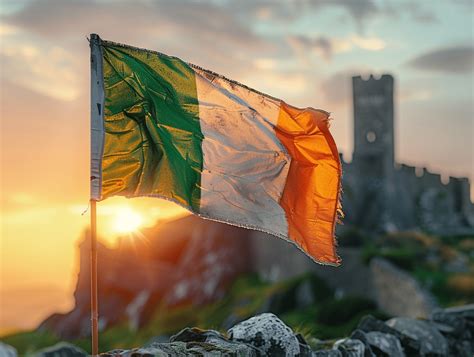 origine  histoire du drapeau irlandais symboles  signification
