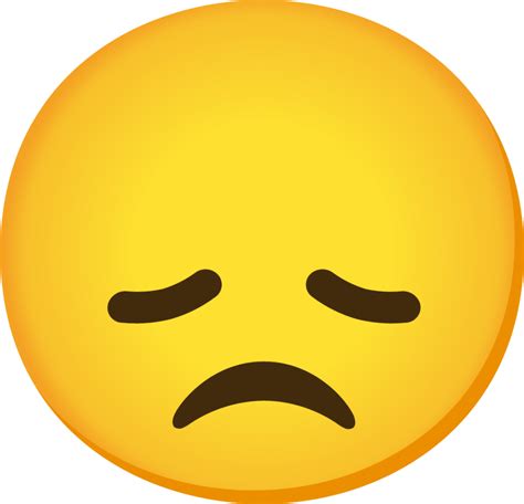 "disappointed face" Emoji - Download for free – Iconduck