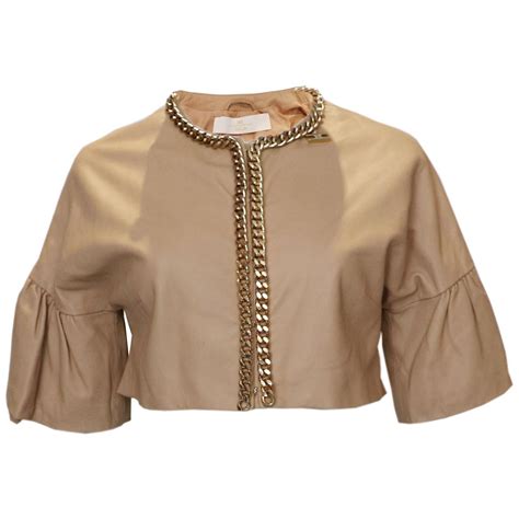 Elisabetta Franchi white silk blouse For Sale at 1stDibs