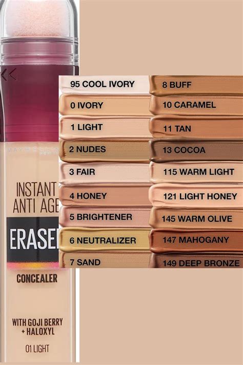 Maybelline Concealer Instant Anti Age Eraser Eye Concealer, Dark ...