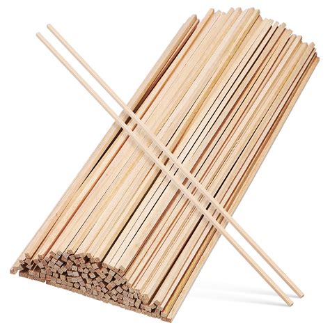 Wooden Craft Sticks for DIY Use Unfinished Beige Wood Sticks Perfect