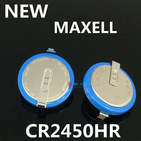10PCS Original Genuine Maxell MAXELL CR2450HR 3V button batteries high ...