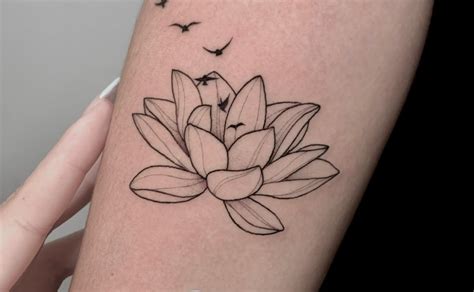 Flor De Lotus Tatuagem Feminina Delicada - 80 Ideias de Tatuagem Flor de Lótus Feminina Delicada para 2026