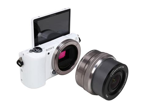 SONY Alpha a5000 ILCE-5000L/W White Compact Interchangeable Lens ...