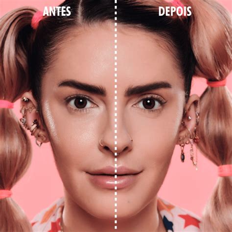 po facial solto translucido  de rosa pink powder karen bachini