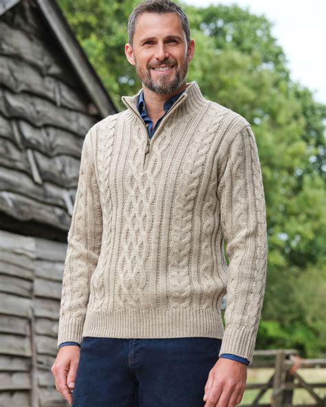 Menswear | Mens Cable Knit Jumpers | WoolOvers