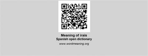 IRAIS - Spanish open dictionary