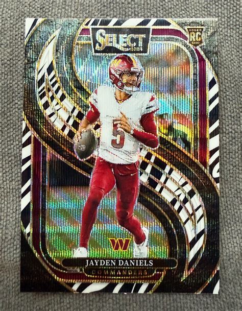 Jayden Daniels 2024 Select #112 Premier Level Zebra /(SSP) Price Guide