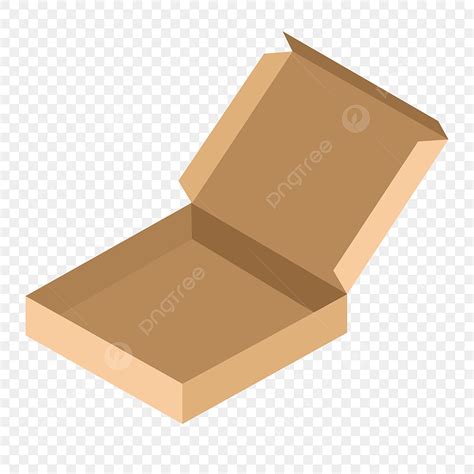gambar kotak kertas terbuka kardus buka kotak kertas png  vektor