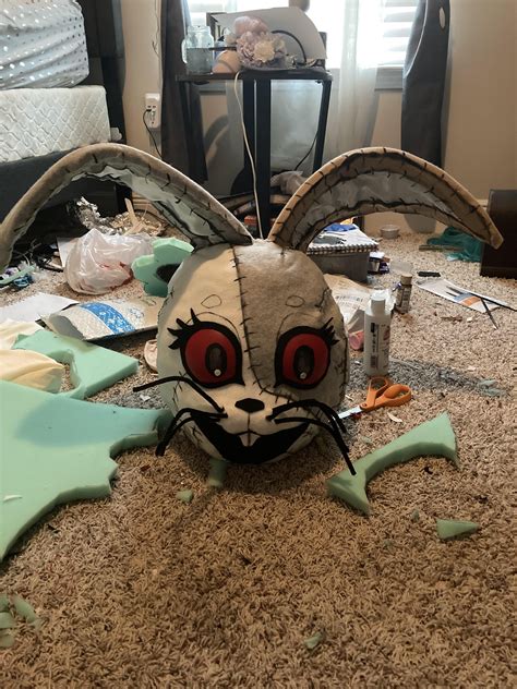 Vanny fnaf cosplay pt 3! Got the head done! : r/fivenightsatfreddys