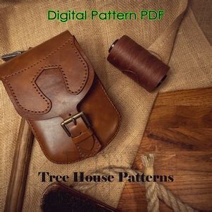 Belt Bag Leather Pattern Satchel Bag Digital Template - Etsy