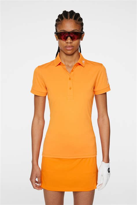Tour Tech Polo / Persimmon Orange – J.Lindeberg