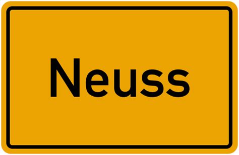 Ortsschild Neuss kostenlos: Download & Drucken