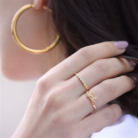 Leaf Ring, Maple Leaf Ring, Maple Ring, Leaves Ring, Nature Ring