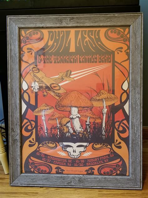 Framed my new Phil poster : r/gratefuldead