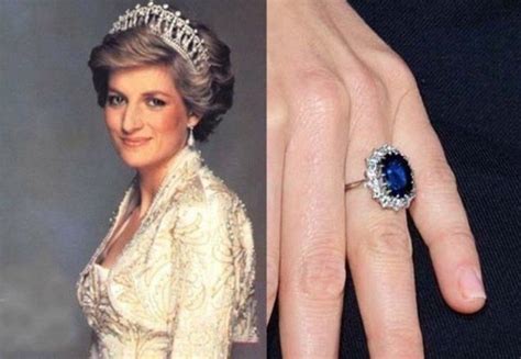 Princess Diana Style Inspired Sapphire and Diamond Ring With Original ...