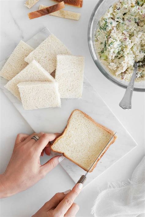 Chicken Salad Tea Sandwiches | Picnic Lifestyle
