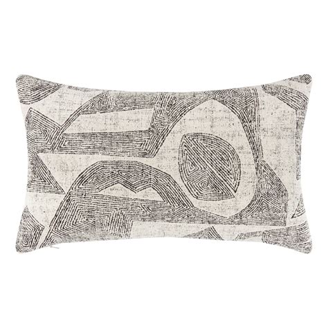 12" x 20" Elaine Smith Pillow Influence Ebony by Elaine Smith | Lumbar