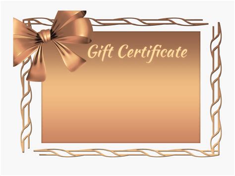 Gift Certificate Clip Art