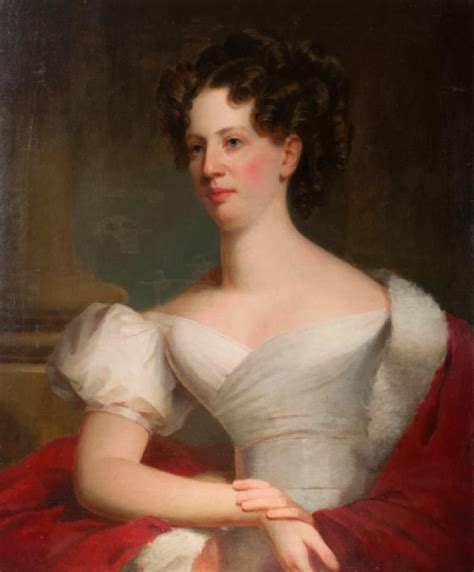 Attributed to Thomas Sully Portrait Oil on Canvas | Portrait, Oil on