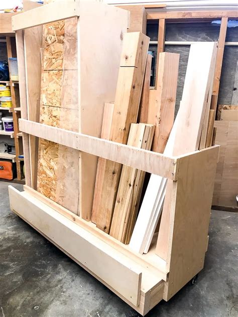 diy rolling lumber cart  plans  handymans daughter