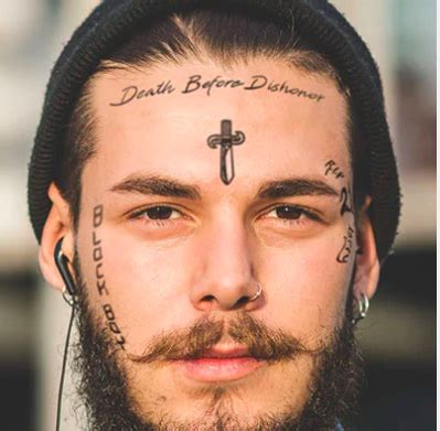 face tattoos tattoodesign