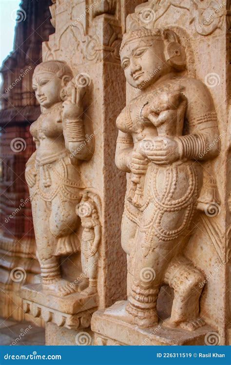 Indian Traditional Temple and Sculptures of Lord Krishna Radha Stock Image - Image of shiva ...