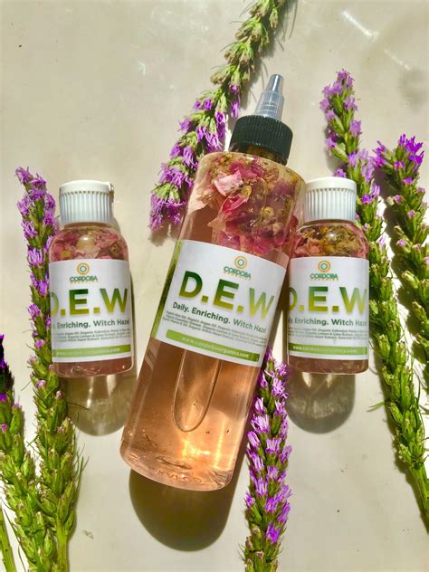 D.E.W. Daily Enriching Witch Hazel. The Non Alcoholic Original Pore