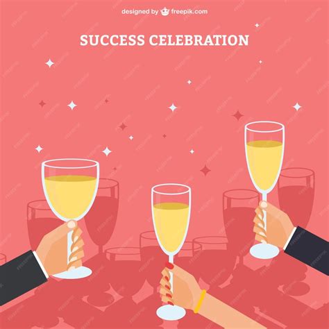 Free Vector | Success celebration