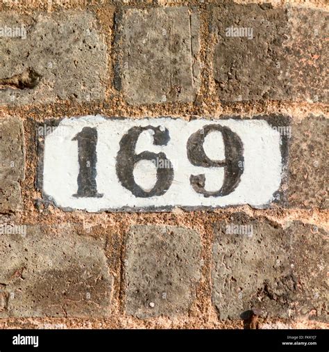 House number 169 hi-res stock photography and images - Alamy