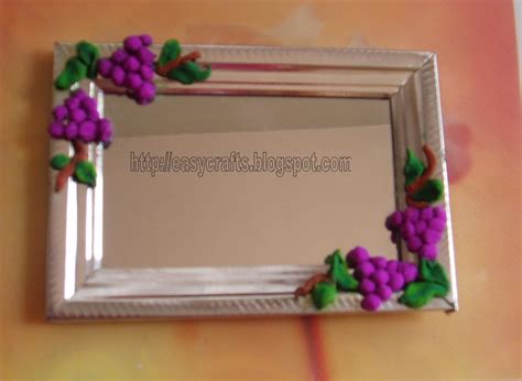 easy crafts explore  creativity mirror decoration