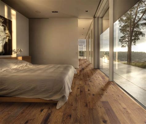 hardwood flooring in bedroom