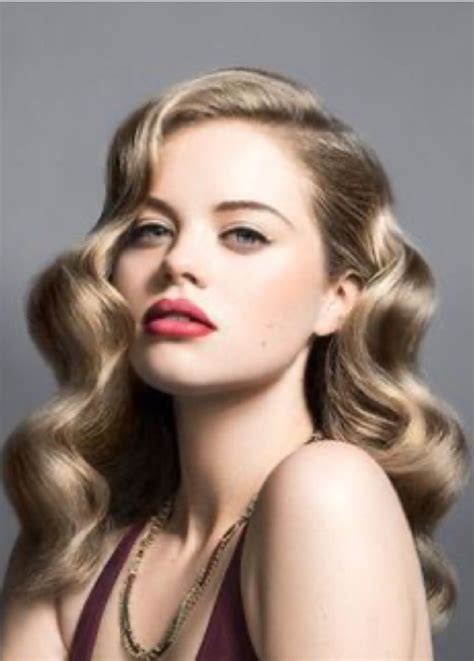 pin  trinityhelena  vintagecurls hollywood hair permed
