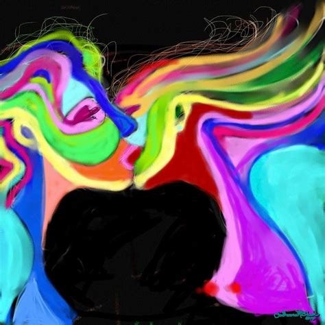 Fantasy Kiss Digital Art by Jo Shamma McShain - Fine Art America