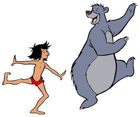 Baloo and Mowgli Clip Art Images | Disney Clip Art Galore - ClipArt Best - ClipArt Best