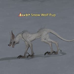 Snow Wolf Pup - Gamer Escape's Final Fantasy XIV (FFXIV, FF14) wiki