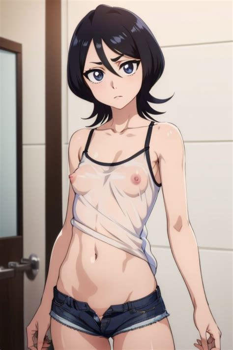 Rule 34 - 1girls ai generated artist request black hair bleach kuchiki